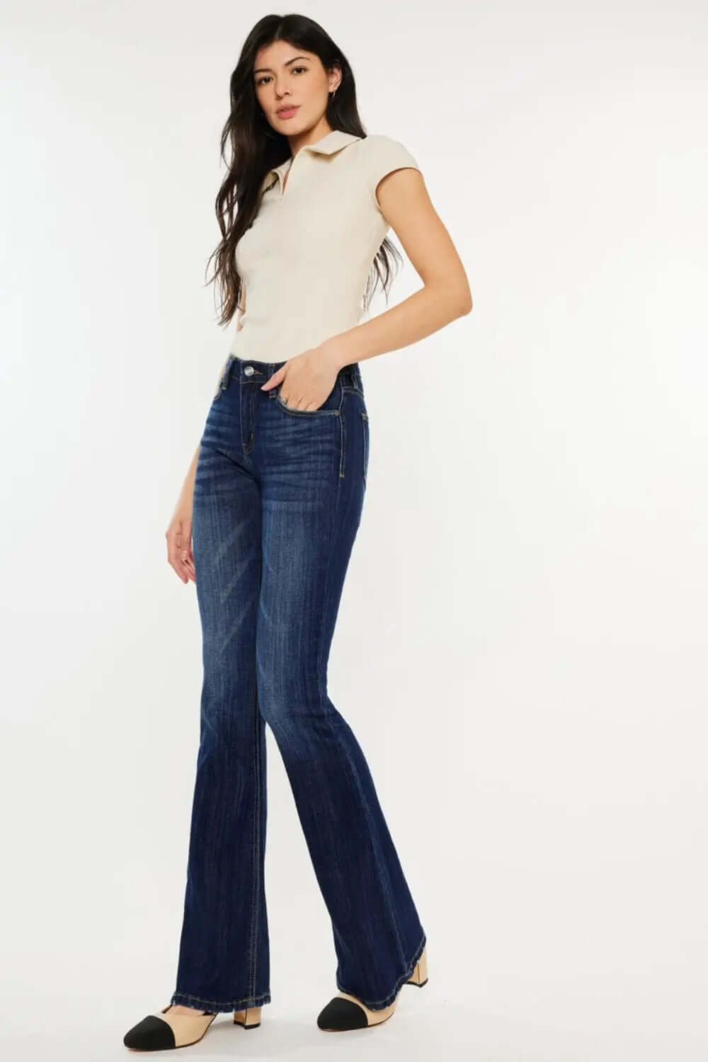 Slim Flare Jeans Full Size-Nodext Fashion