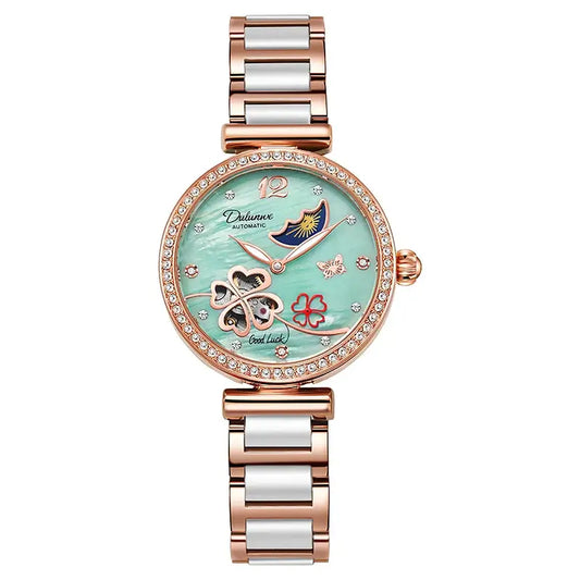 Lucky Clover Mechanical Watch for Women.